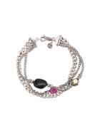 John Hardy Adwoa Aboah Silver And Mixed Stone Classic Chain Triple-row