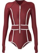 Duskii Contrast Edge One Piece - Red