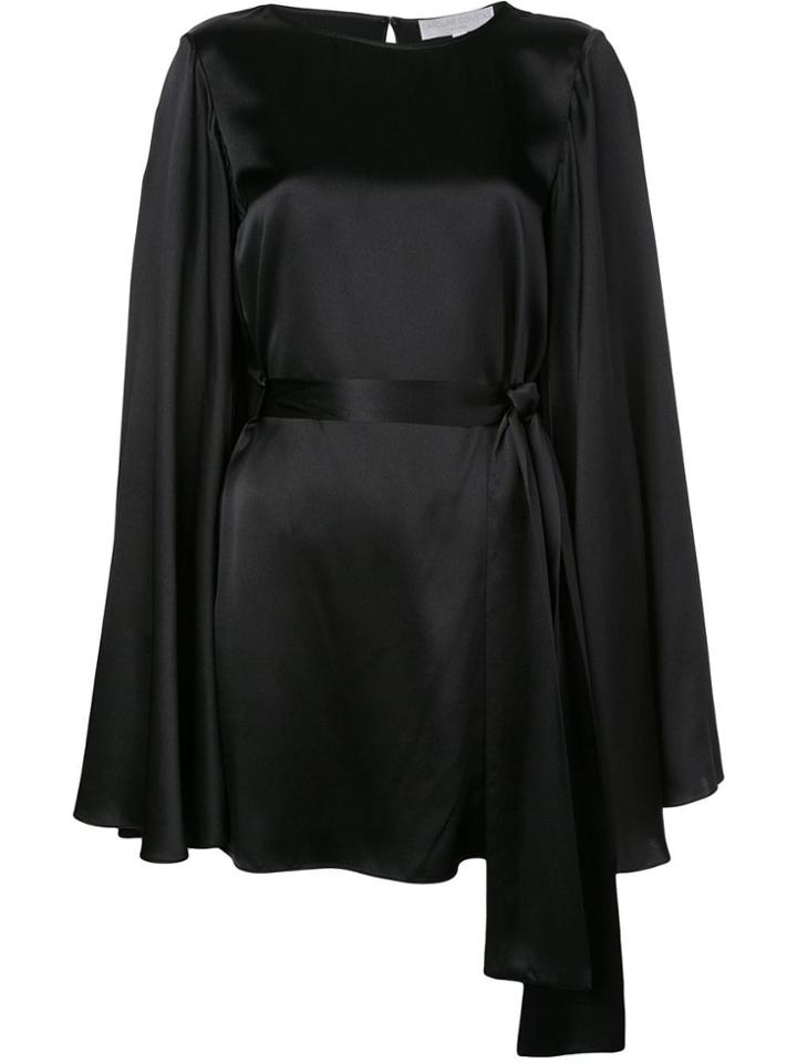 Caroline Constas Belted Mini Dress - Black