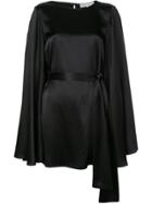 Caroline Constas Belted Mini Dress - Black