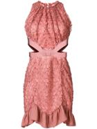 Three Floor Henna Dress - Pink & Purple