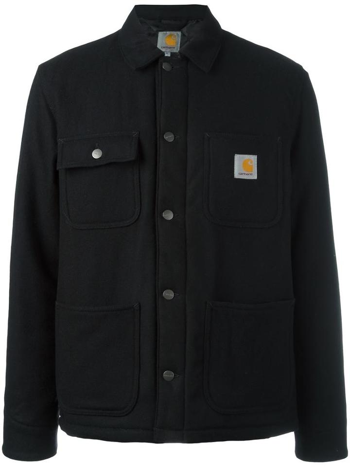 Carhartt 'michigan Chors' Shirt Jacket, Men's, Size: Small, Black, Polyamide/polyester/wool