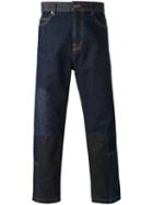 Alexander Mcqueen - Patchwork Cropped Jeans - Men - Cotton - 31, Blue, Cotton