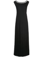 Carolina Herrera Embellished Sleeveless Gown - Black