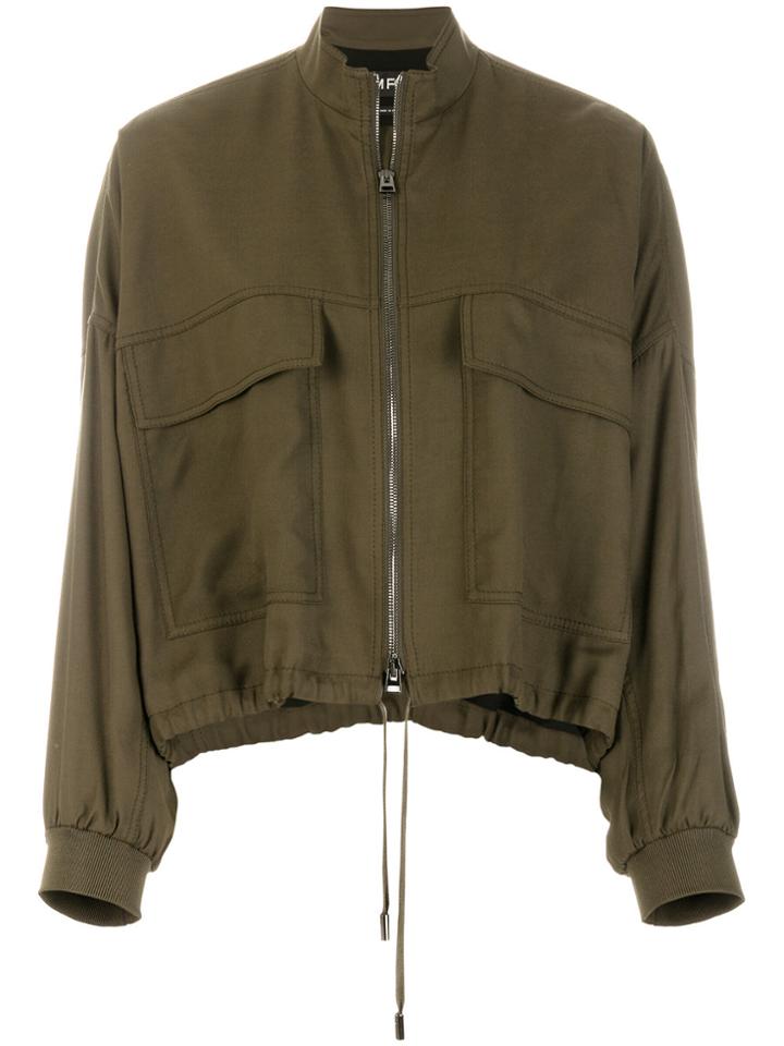 Tom Ford Zipped Bomber Jacket - Green