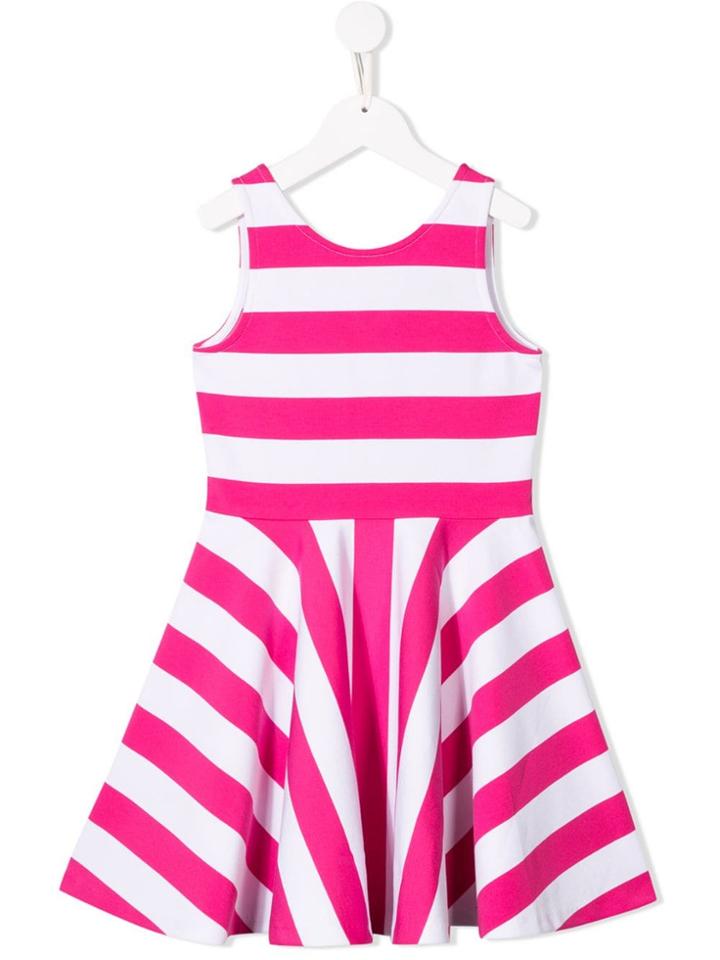 Ralph Lauren Kids Flared Striped Dress - Pink