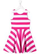 Ralph Lauren Kids Flared Striped Dress - Pink