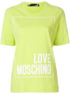 Love Moschino Logo Print T-shirt - Green