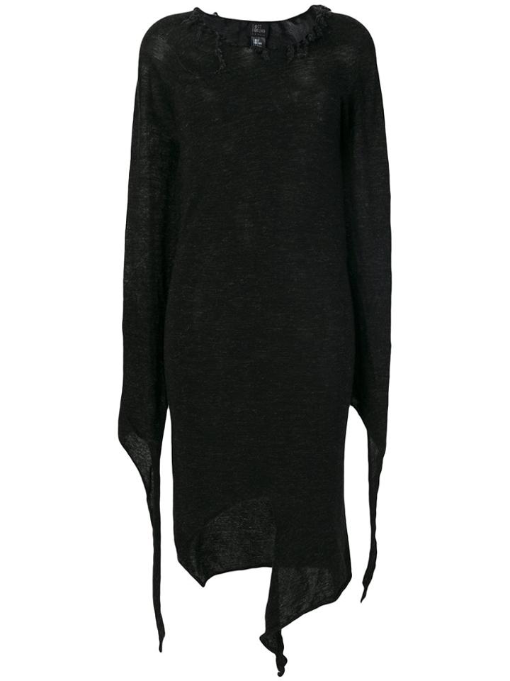Lost & Found Ria Dunn Distressed Detail Dress - Black