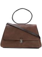 Cherevichkiotvichki Hoop Handle Tote Bag - Brown