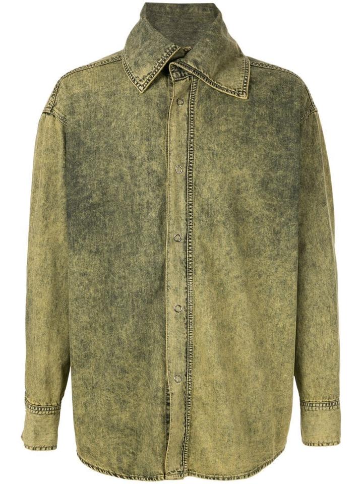 Wooyoungmi Faded Denim Shirt - Yellow