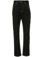 Versace Pre-owned High Rise Straight-fit Jeans - Blue