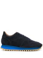 Closed Lace-up Low-top Sneakers - Blue