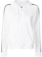 P.a.r.o.s.h. Side Stripe Zipped Hoodie - White
