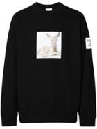 Burberry Deer Print Sweatshirt - Black