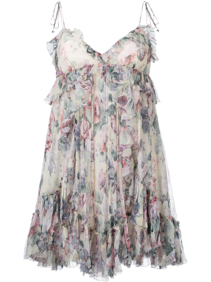 Zimmermann Floral Print Cami Dress - Multicolour
