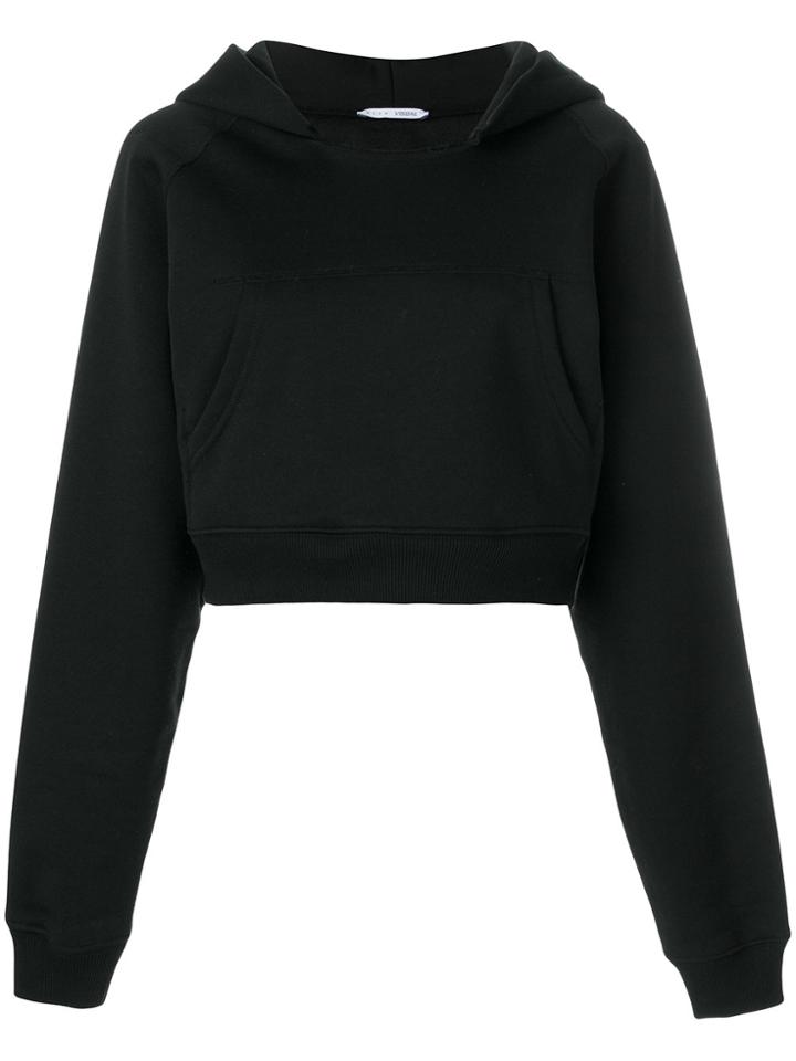 Alyx Raw Collar Hoodie - Black