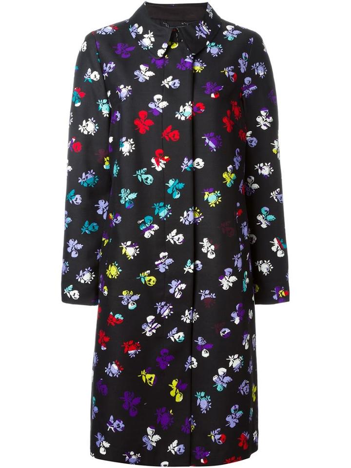 Diane Von Furstenberg Floral Print Coat