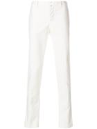 Incotex Slim-fit Chino Trousers - White