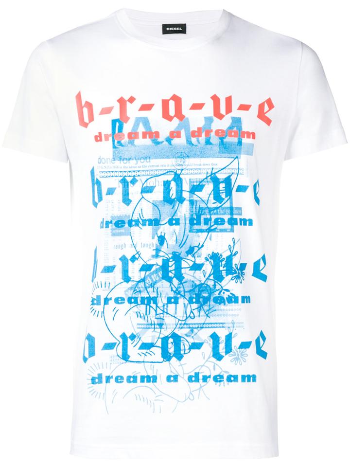 Diesel T-diego T-shirt - White