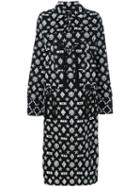 Ktz - Logo Embroidered Dress - Women - Cotton - Xs, Black, Cotton