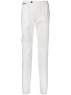 Eleventy Slim-fit Tailored Trousers - White