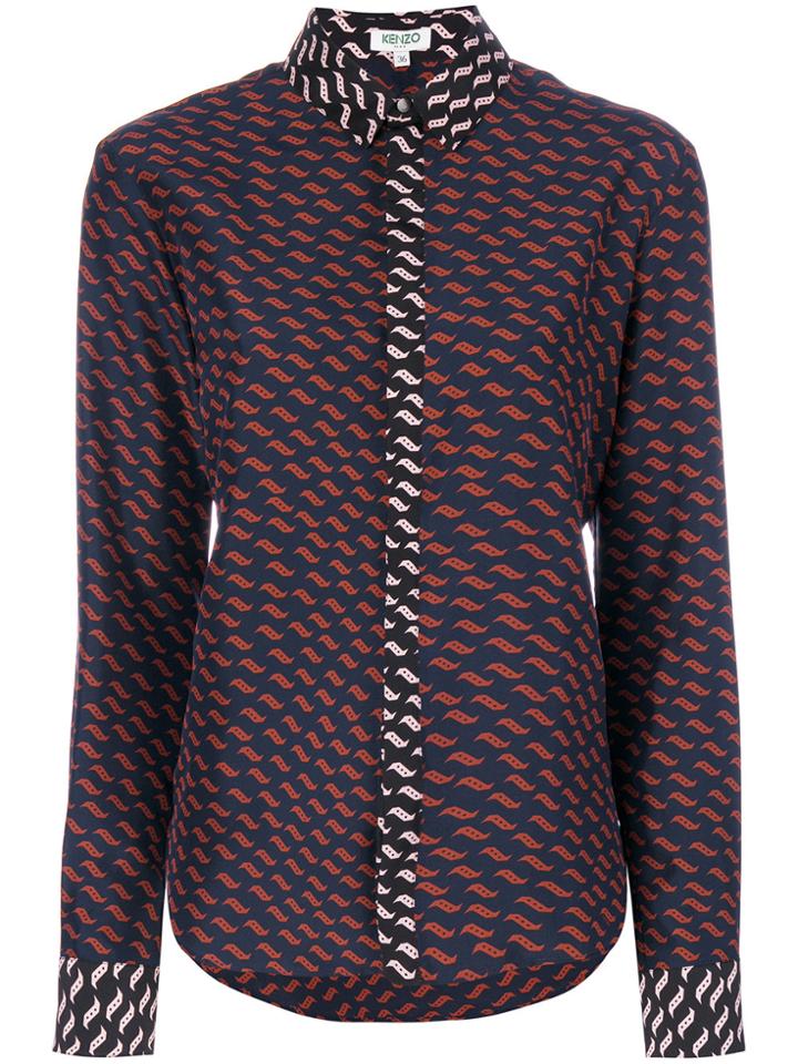 Kenzo Print Shirt - Blue