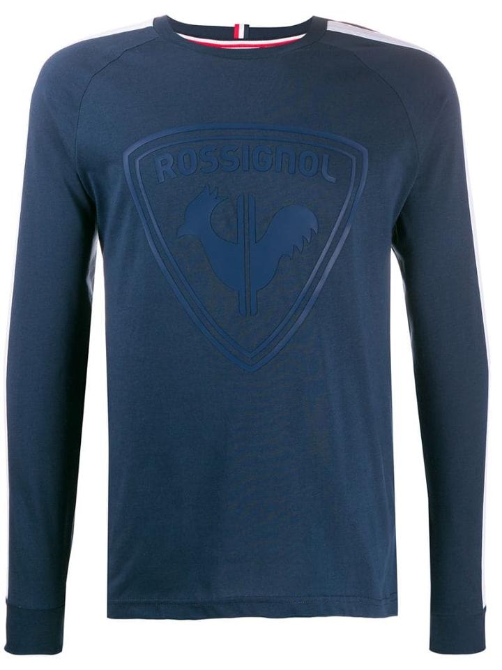 Rossignol Logo Print Sweater - Blue