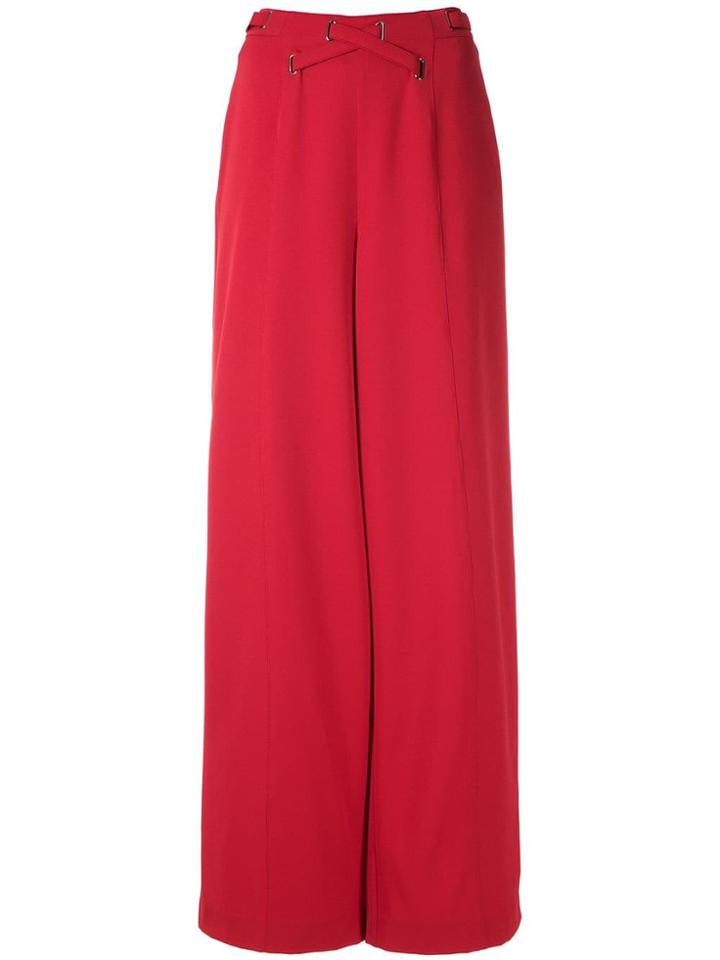 Tufi Duek Palazzo Trousers - Red