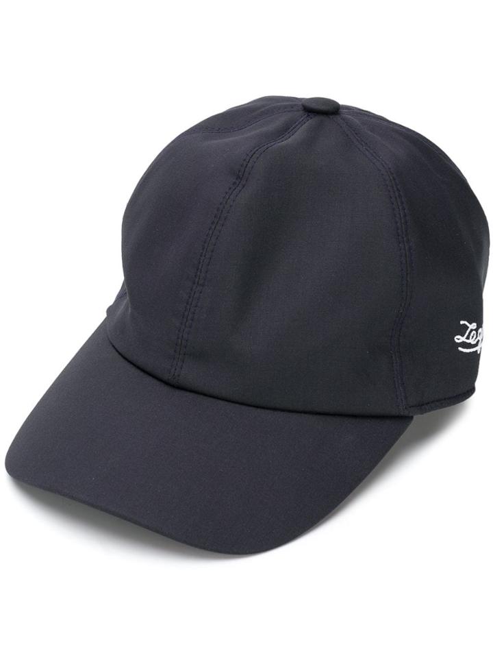 Ermenegildo Zegna Leggerissimo Logo Baseball Cap - Blue