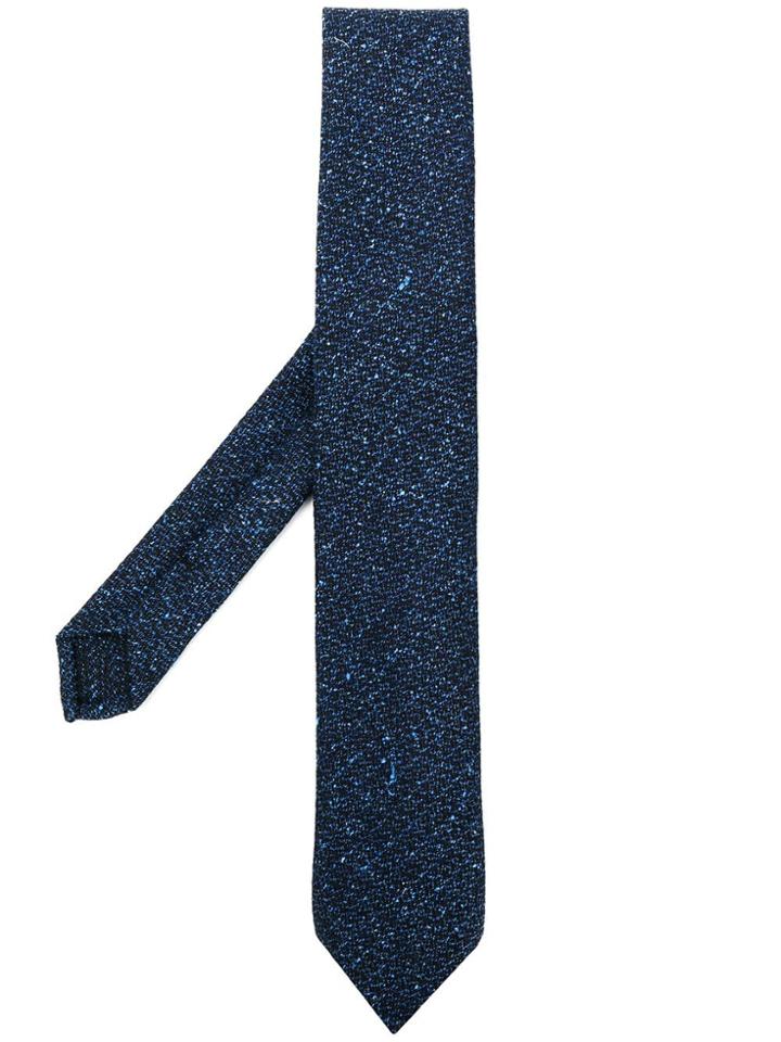 Dell'oglio Knitted Tie - Black