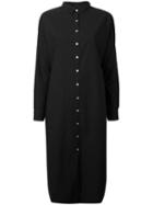 Album Di Famiglia - Midi Shirt Dress - Women - Cotton - S, Black, Cotton