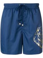 Billionaire Lion Swimming Shorts - Blue
