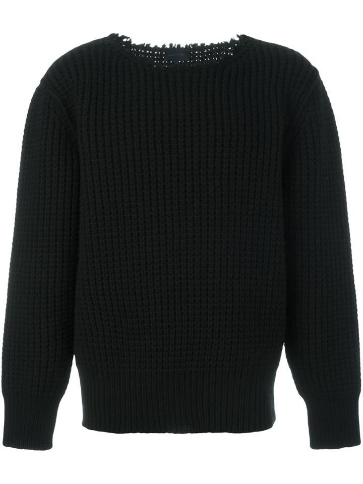 Lanvin Military Stitch Crew Neck