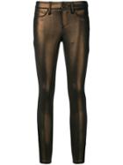 Cambio Skinny Fit Trousers - Brown