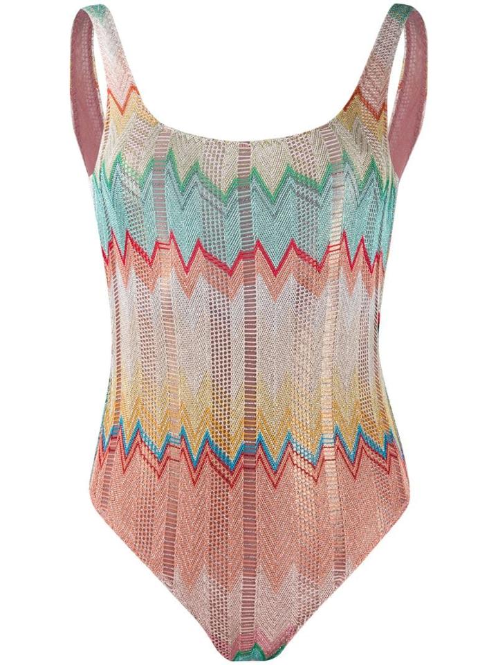 Missoni Zigzag Swimsuit - Neutrals