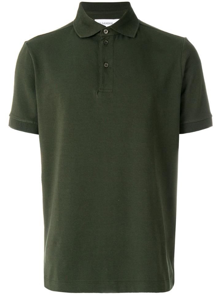 Jil Sander Classic Polo Shirt - Green