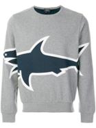 Paul & Shark Logo Print Sweatshirt - Grey