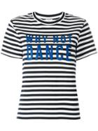 Ps By Paul Smith Striped T-shirt, Women's, Size: Small, Blue, Cotton/polyamide/spandex/elastane