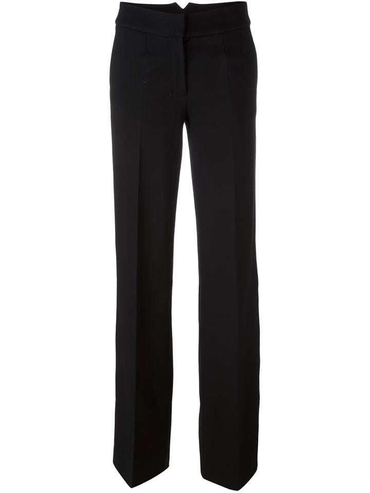 Io Ivana Omazic Straight Leg Trousers, Women's, Size: 44, Black, Viscose/polyamide/spandex/elastane