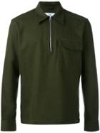 Kent & Curwen Floral Print Poplin Shirt - Blue