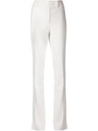 Jason Wu High Waisted Bootcut Trousers, Women's, Size: 4, White, Cotton