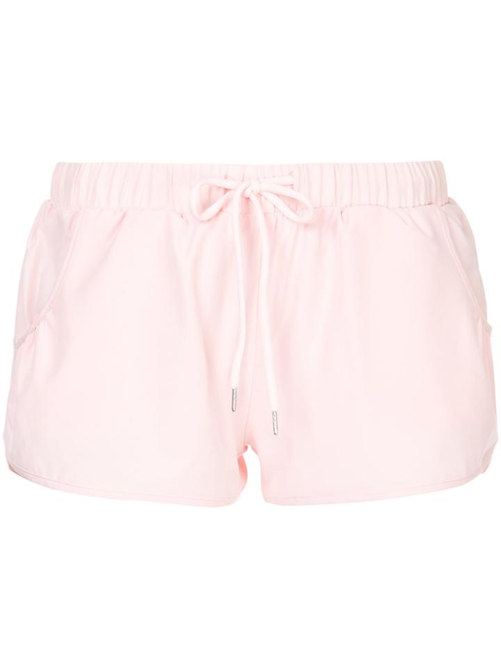The Upside Drawstring Running Shorts - Pink & Purple