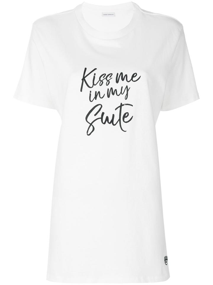 Chiara Ferragni Designer Print T-shirt - White