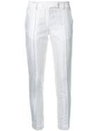 Strateas Carlucci 'proto Pin' Trousers, Women's, Size: Medium, White, Silk