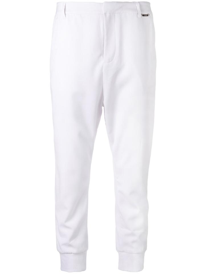 Twin-set - Cropped Trousers - Women - Polyester/spandex/elastane/viscose - 40, White, Polyester/spandex/elastane/viscose
