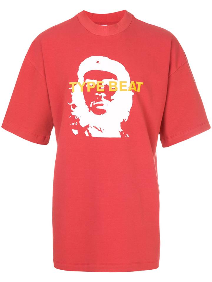The Incorporated Che Guevara Oversized T-shirt - Red