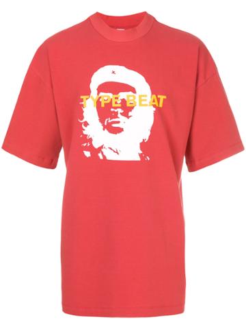 The Incorporated Che Guevara Oversized T-shirt - Red