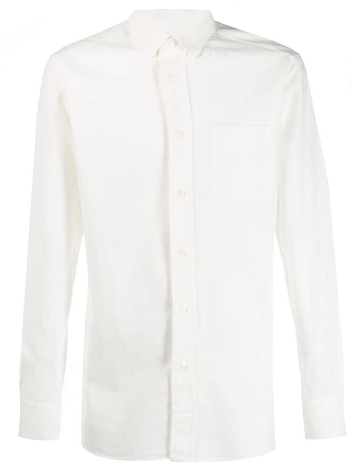 Hand Picked Slim Button-up Shirt - White