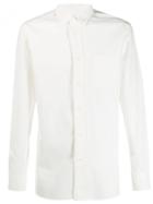 Hand Picked Slim Button-up Shirt - White